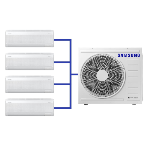 Samsung WindFree™ Multi Split Duvar Tipi Klima 9+9+18+18 BTU AJ100TXJ5KH Dış Ünite
