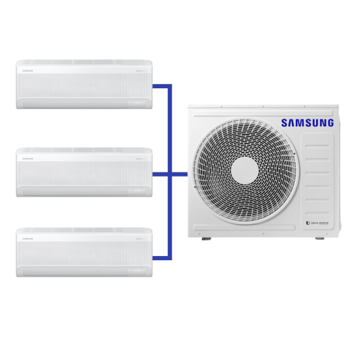 Samsung WindFree™ Multi Split Duvar Tipi Klima 9+12+18 BTU AJ068TXJ3KH Dış Ünite
